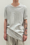 BORIS BIDJAN SABERI short-sleeved T-shirt TS CLASSIC1 RIB RF F035 light gray 4